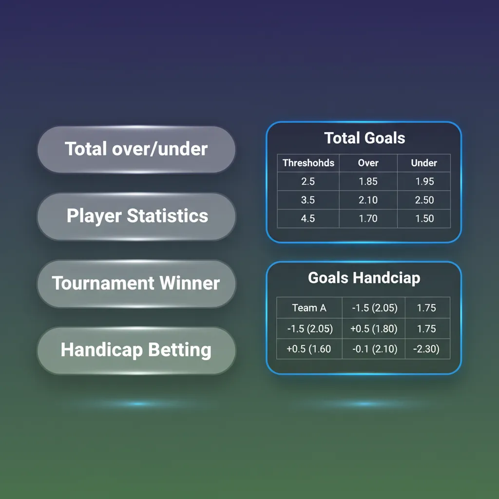 Graphic explaining bet types: Single (one pick), Express (all legs must win), System (some losses allowed)