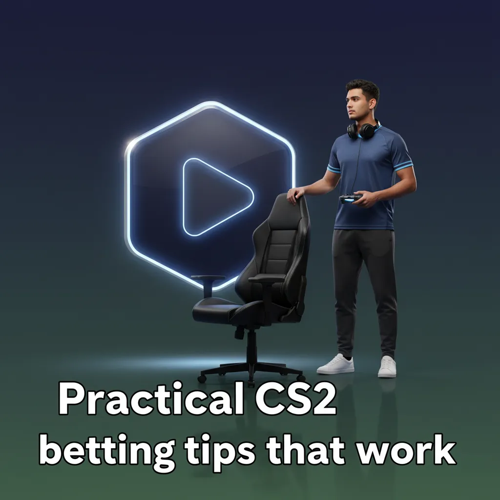 Infographic of CS2 betting tips: bankroll management, map pools, form roles, live betting, odds movement, record keeping.