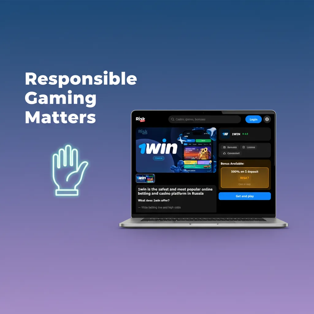Responsible Gaming Matters: set limits, take breaks, keep funds separate, protect account, don't chase losses, seek help.