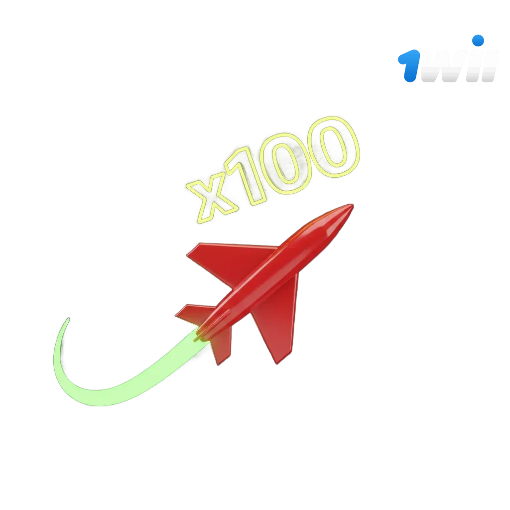 1win Aviator game screen showing a rising plane, live multiplier, bet controls, and cash-out options.