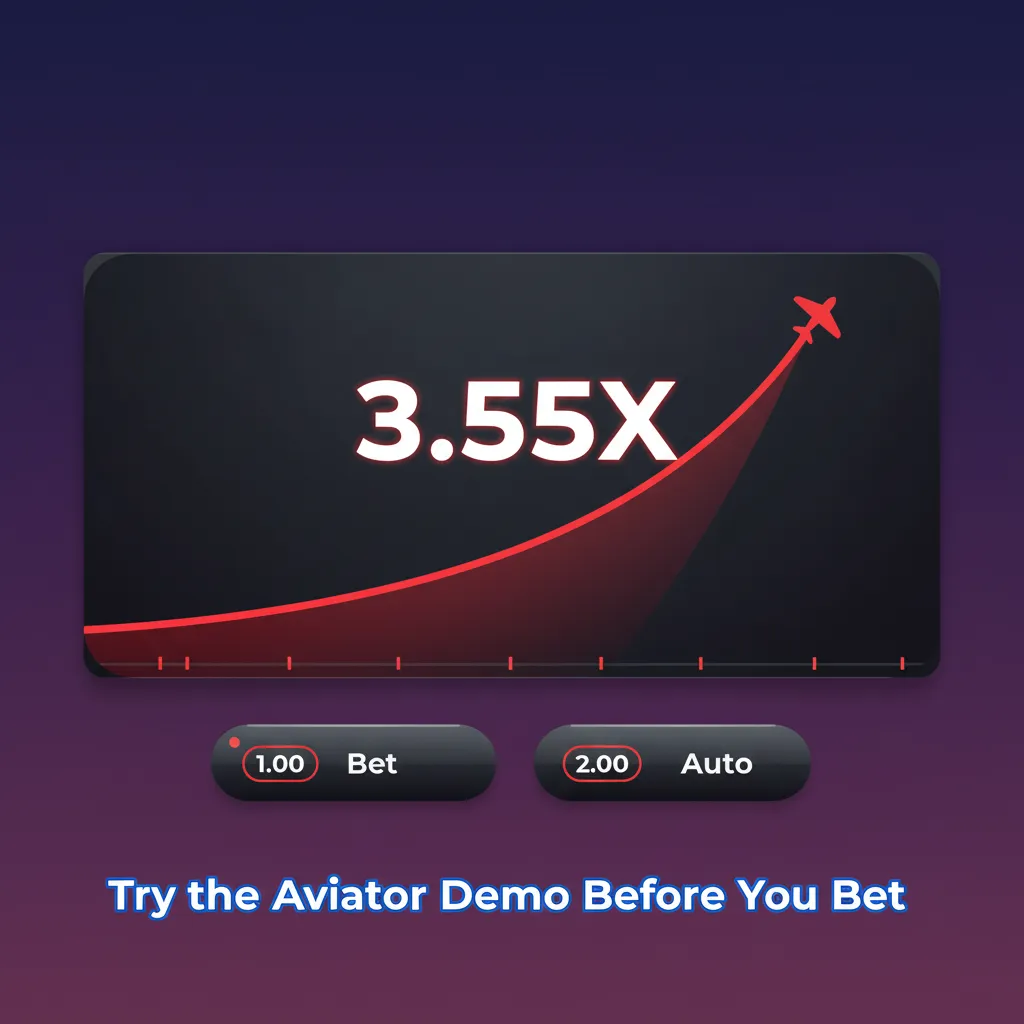 Aviator demo interface on 1win showing plane graph and cash-out timing tools; practice crash rounds with virtual money