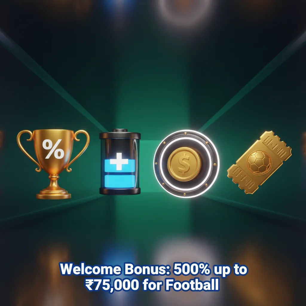 1win Welcome Bonus: 500% up to ₹75,000 for Football