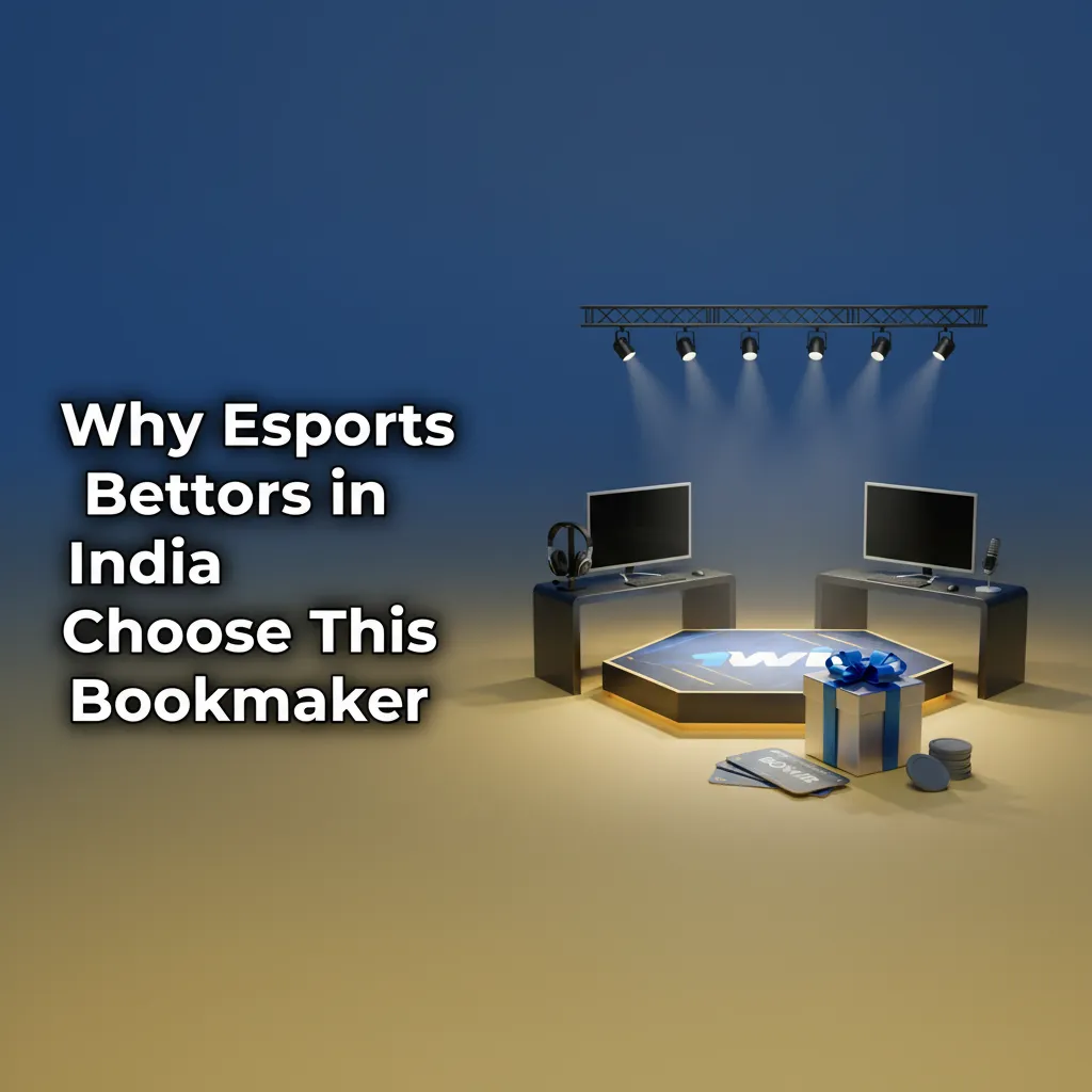 Promo graphic: Why esports bettors in India choose this bookmaker - 500% up to ₹75k, UPI/Paytm, 24/7 support, mobile app.