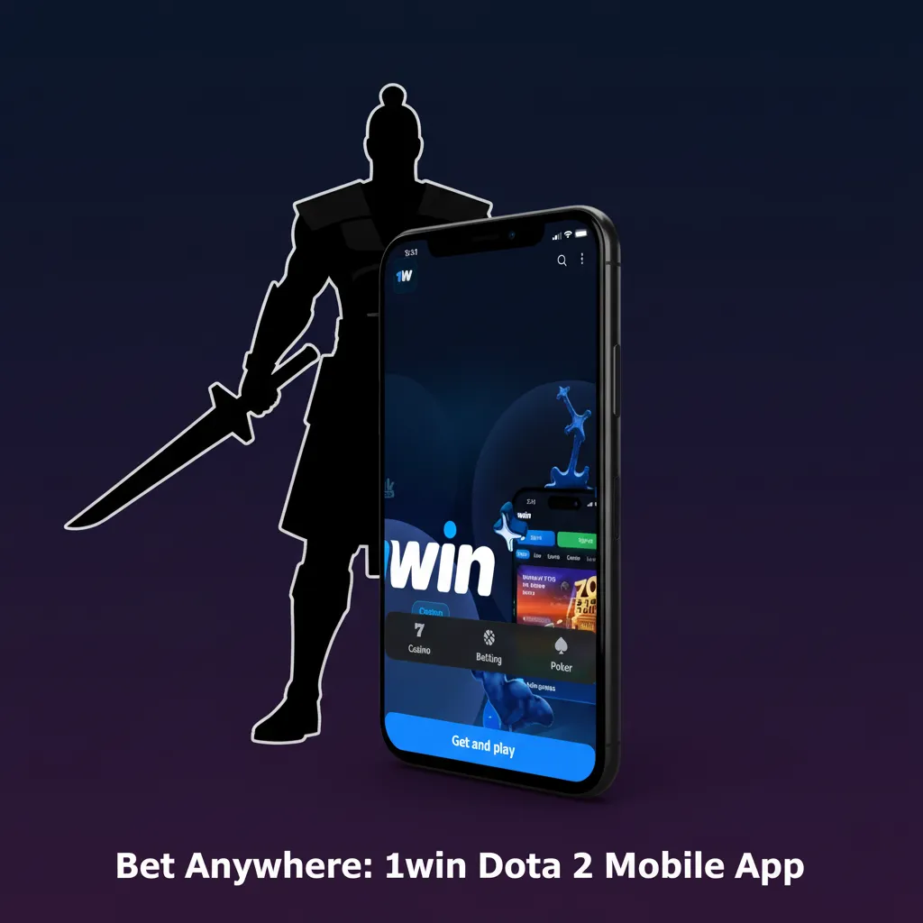 1win Dota 2 esports betting app UI on phone; live odds updates, Android/iOS download, UPI, Paytm, Google Pay, cards.