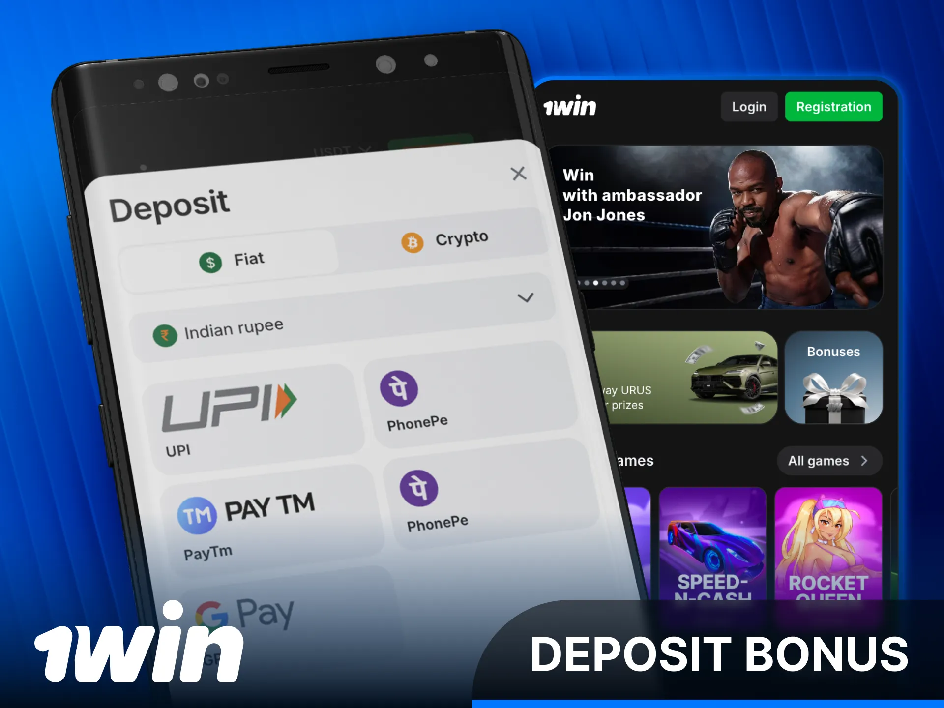 Activate a rewarding Deposit Bonus through the 1win Android App.