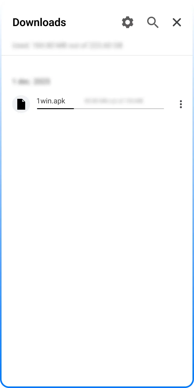 Install the 1win Android App APK and start playing.