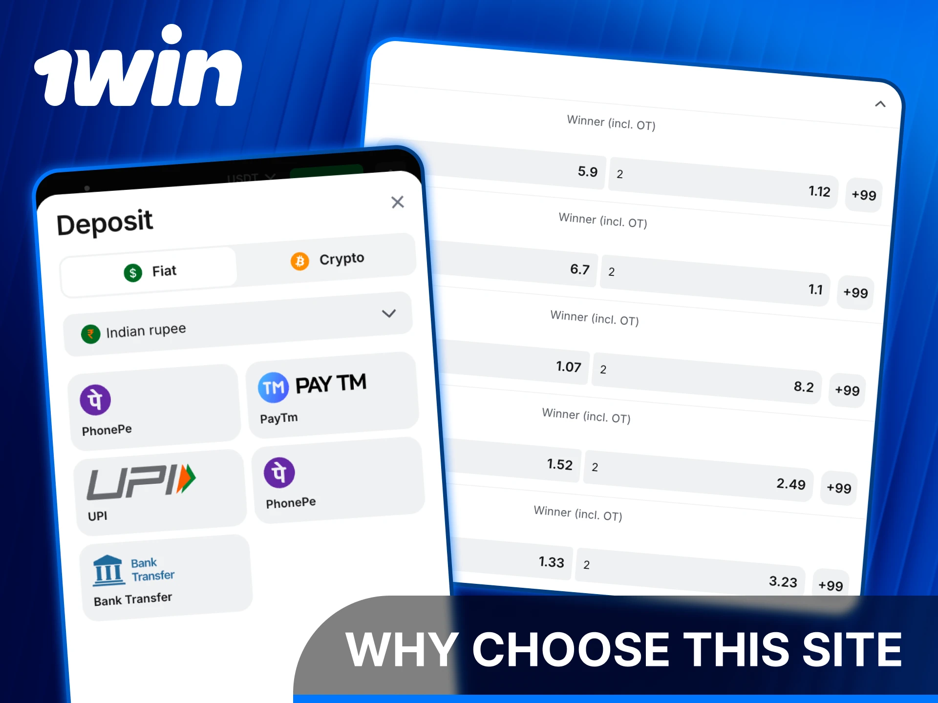 Discover why 1win India is the best site for basketball betting.