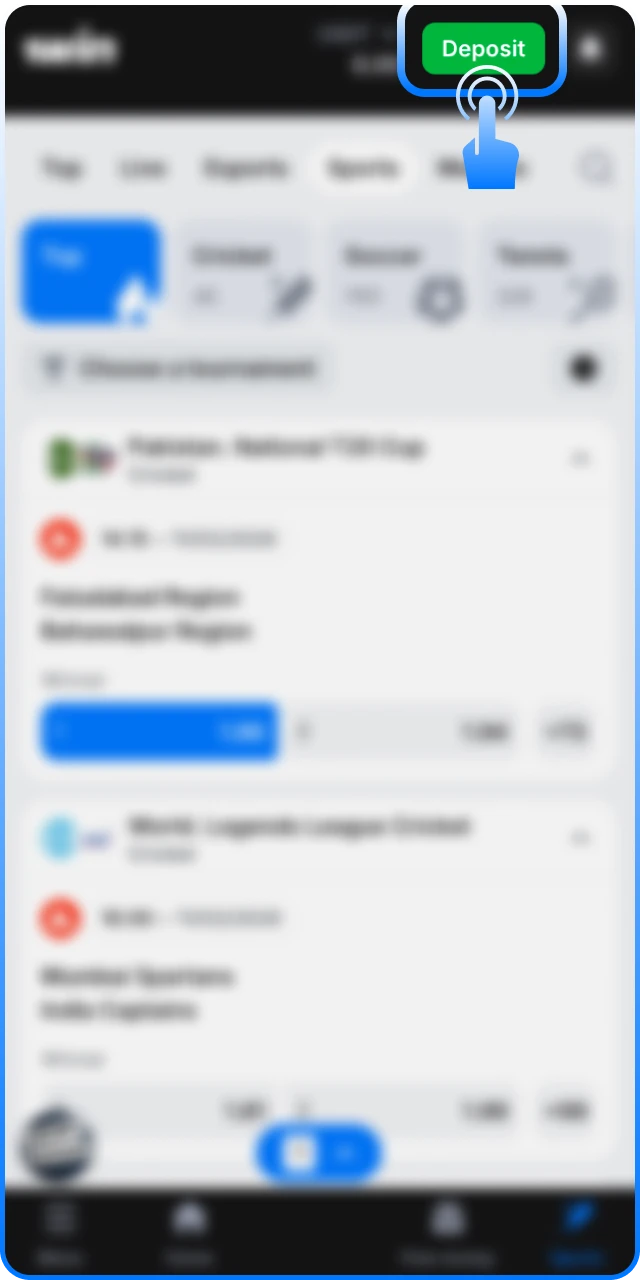 Open the official 1win Bonus payments section to fund your account.