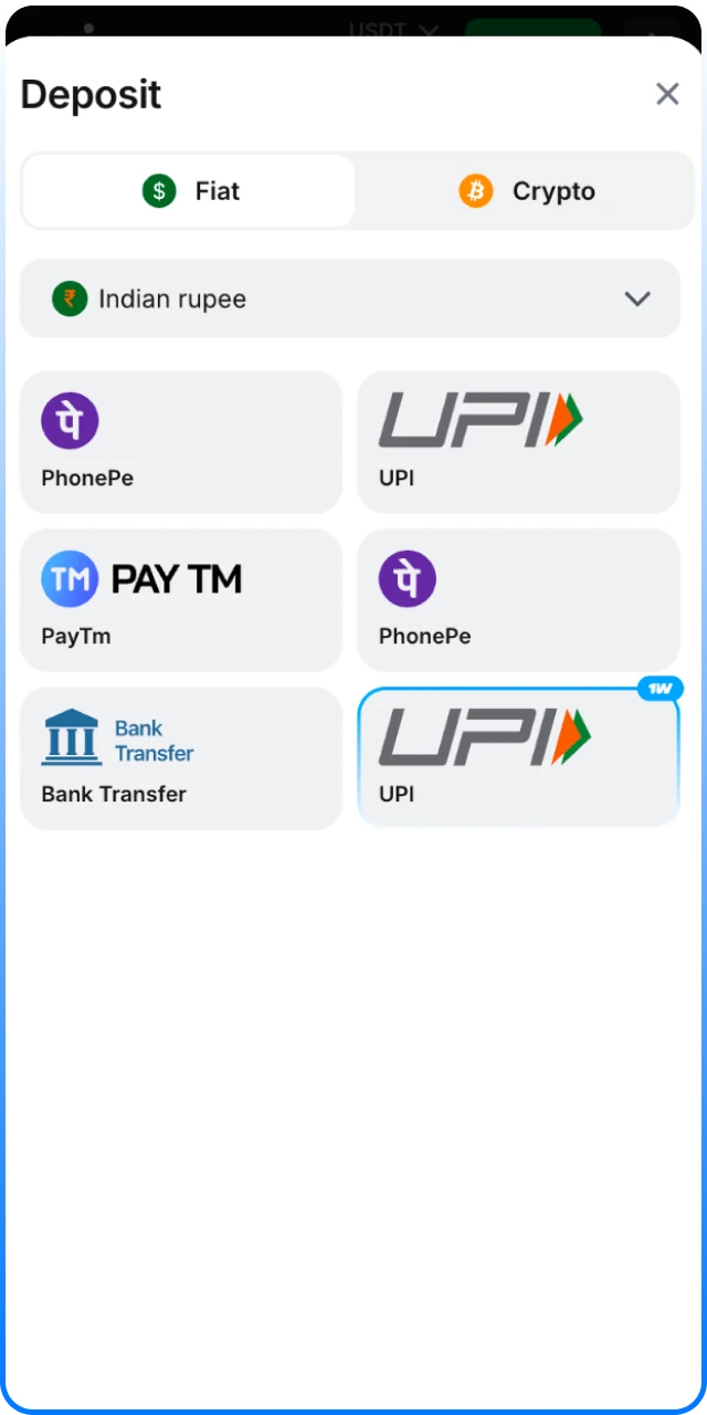 Select a payment system compatible with 1win Bonus promotions.