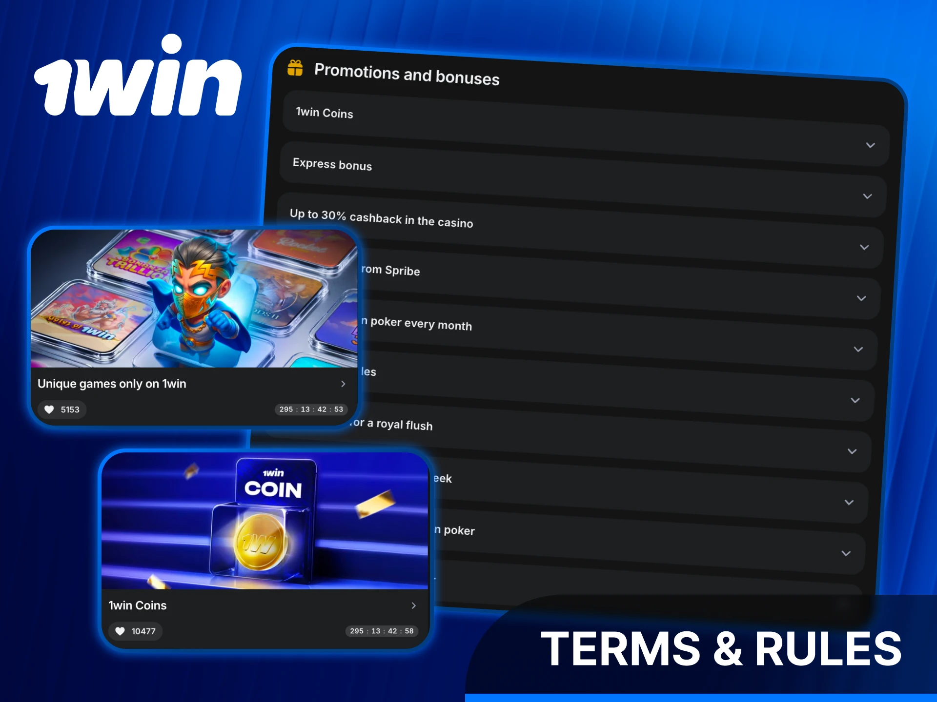 Review the official 1win Bonus terms and rules for fair play.