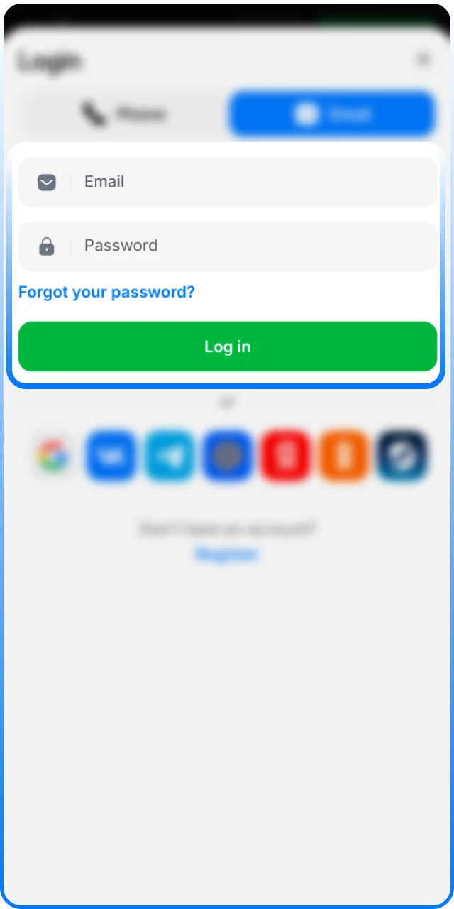 Confirm your details to secure your 1win CS2 profile.