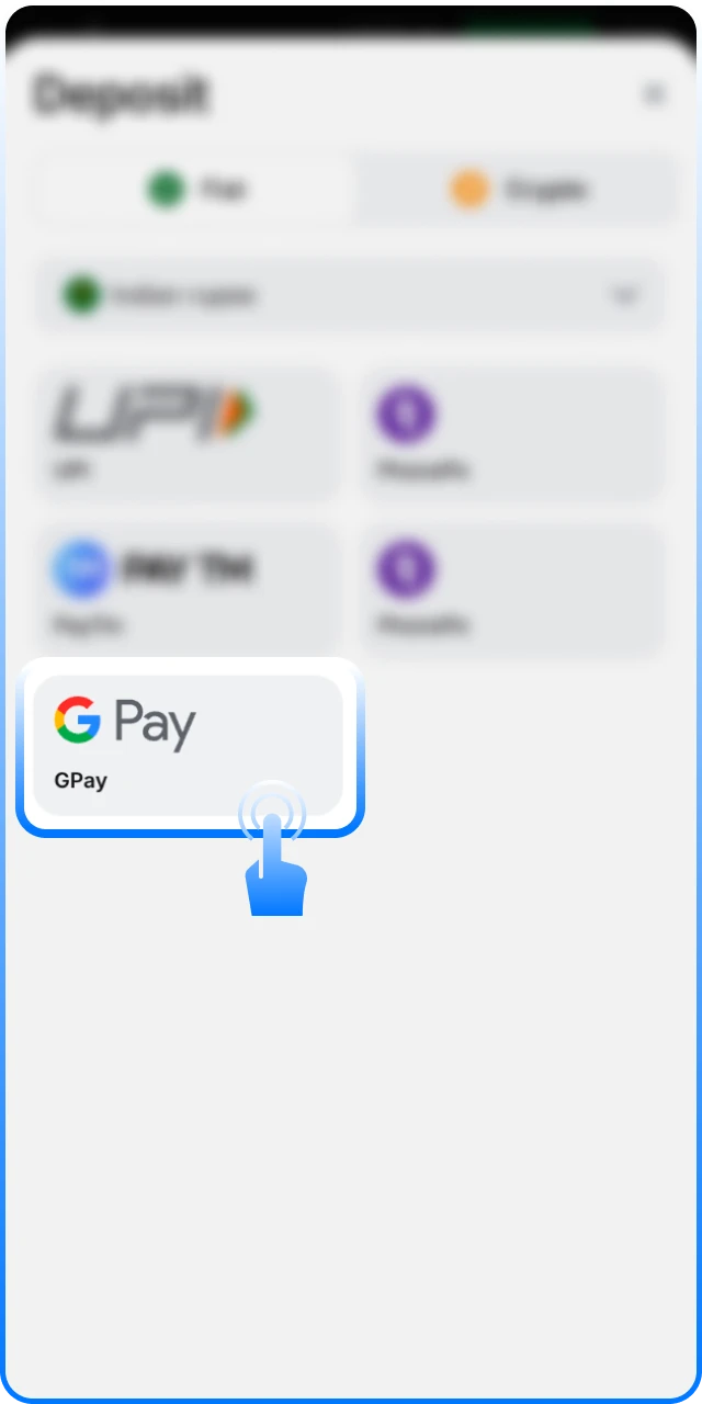 Choose a 1win Deposit payment method that suits you best.