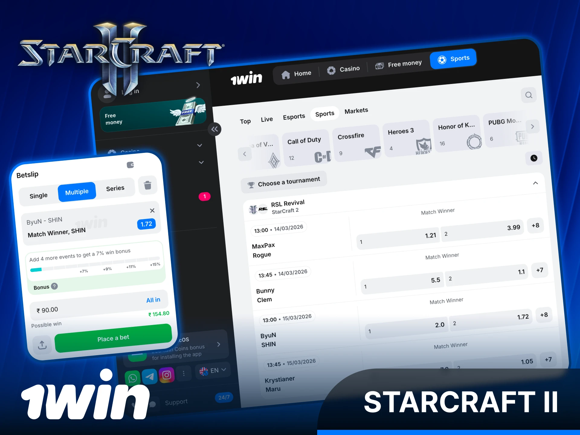 Learn StarCraft II essentials to improve your wagering results at 1win.