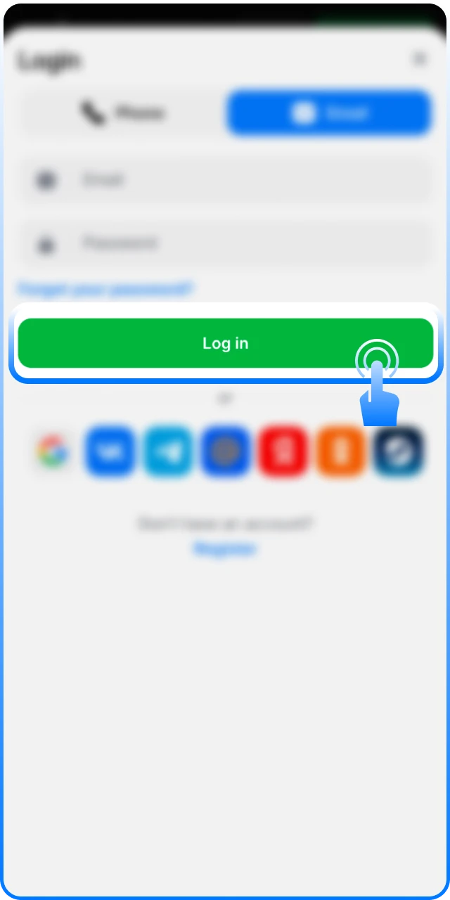 Log in to your 1win Football profile on the official site.