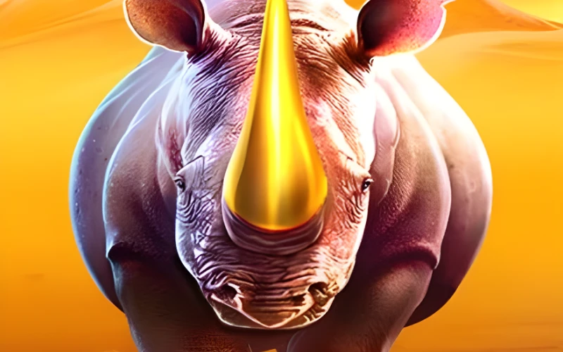 Try your luck with the Great Rhino jackpot game in the 1Win App.