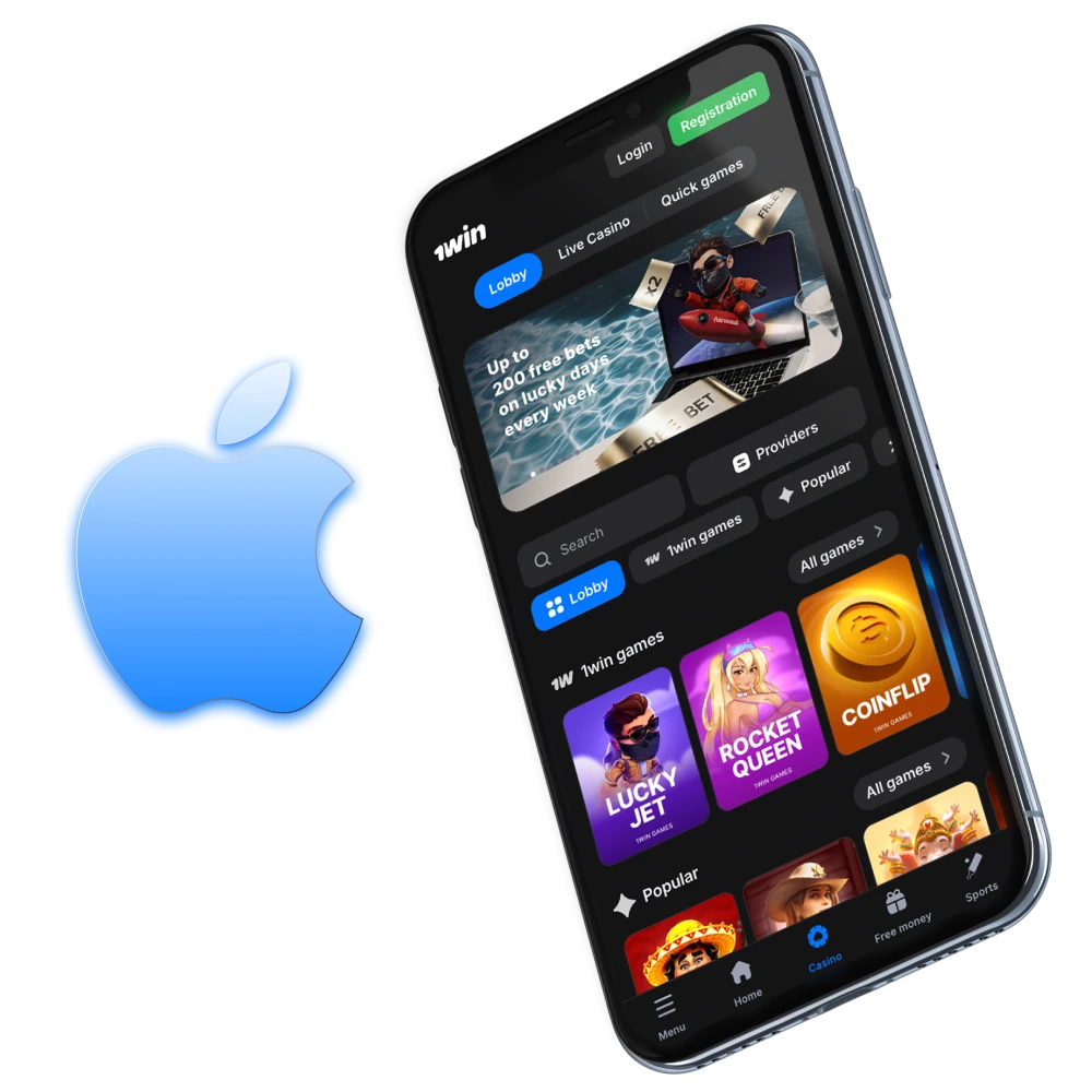 Download the official 1Win App for iOS to start betting in India.