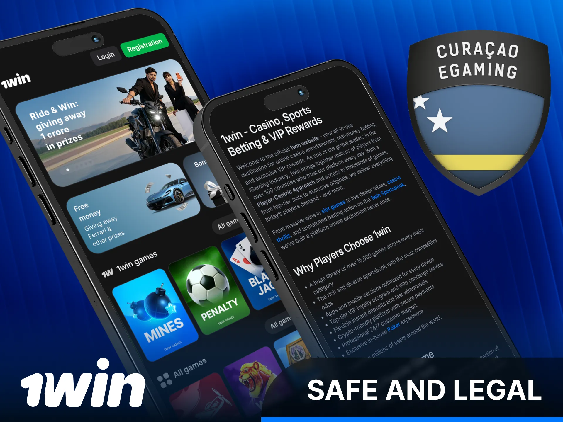 Ensure the 1Win App is safe and legal in India.