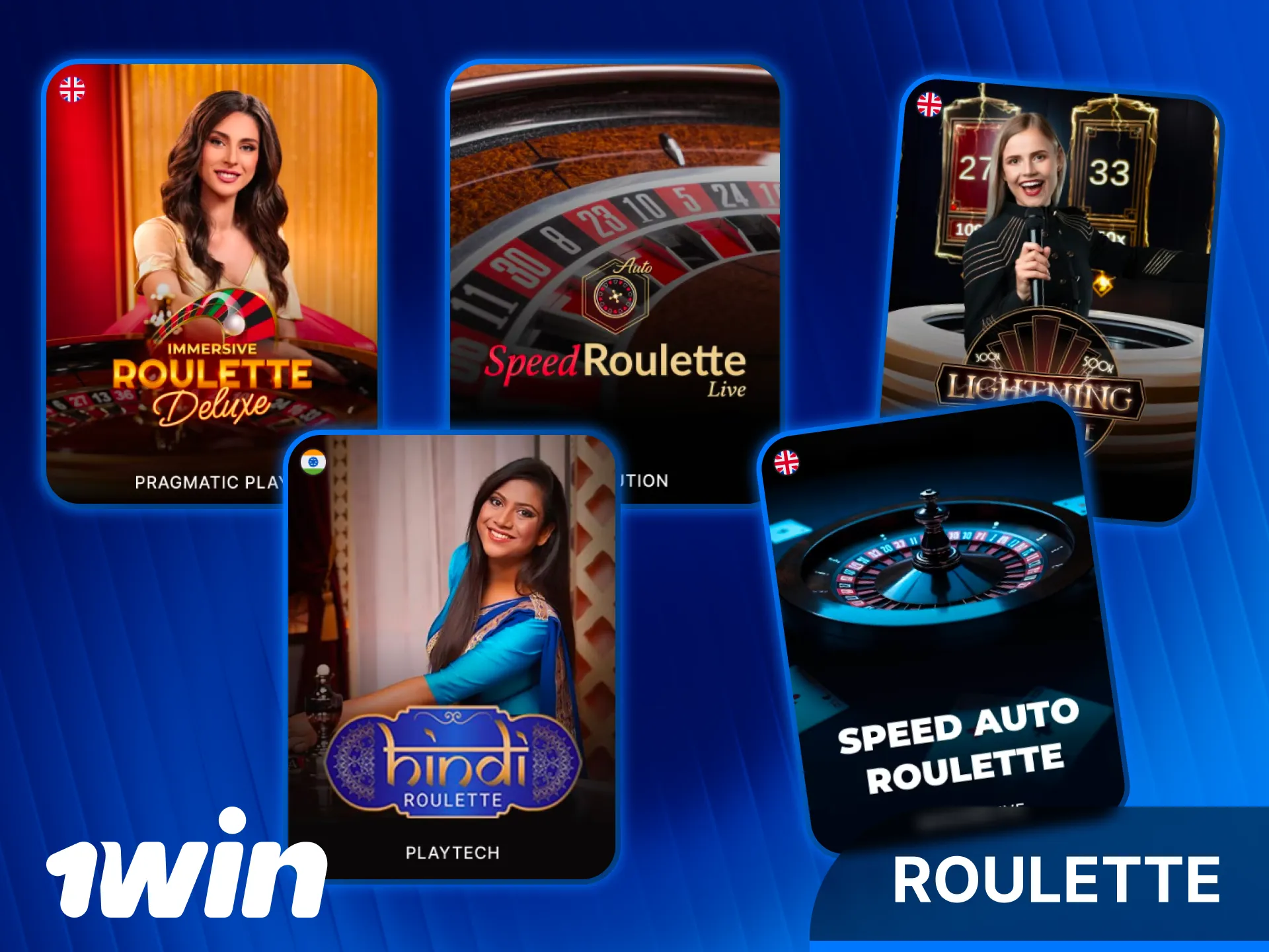 Play exciting Live Casino Roulette games with professional 1win dealers.