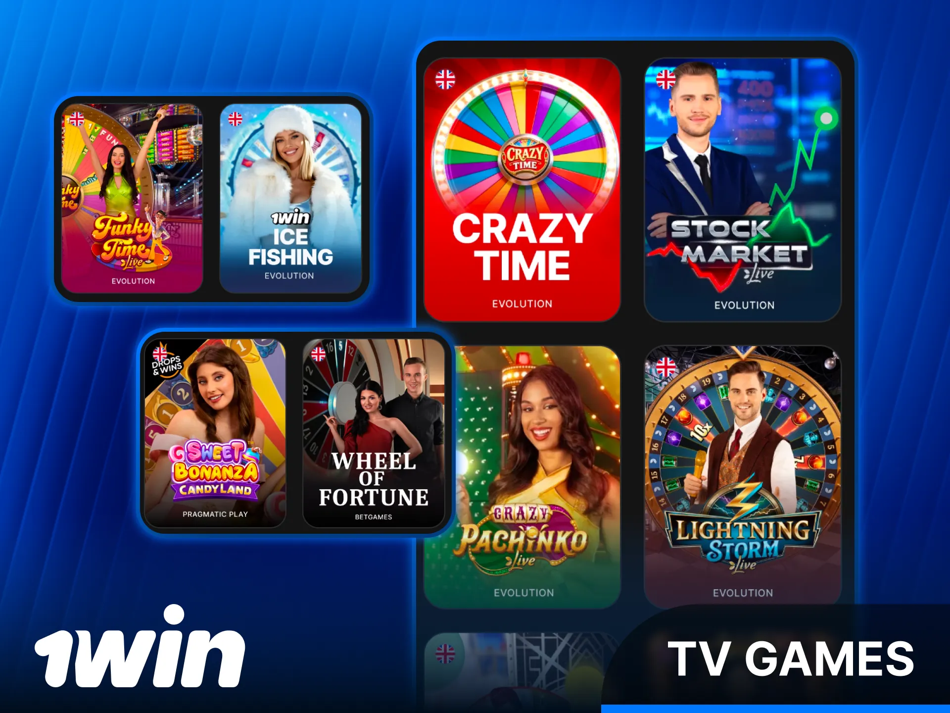Enjoy interactive Live Casino TV Games on the 1win platform.