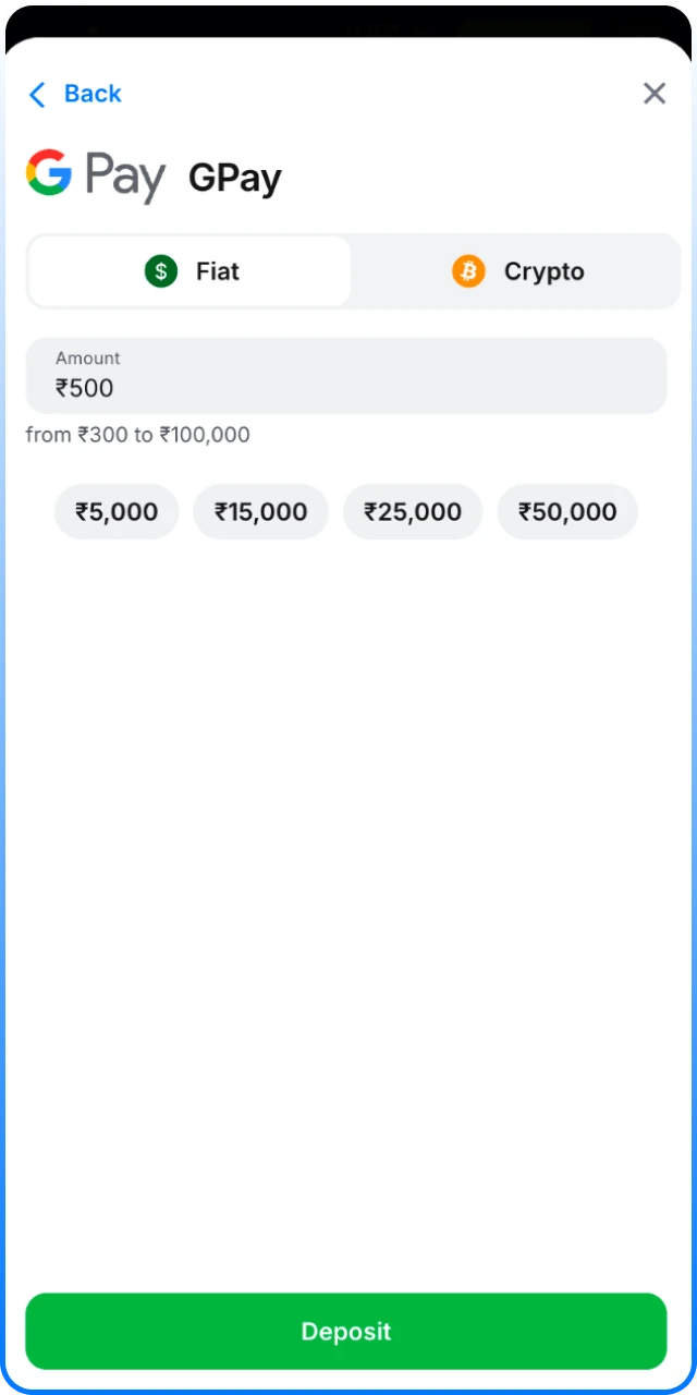 Deposit funds in INR to play 1win League of Legends markets.