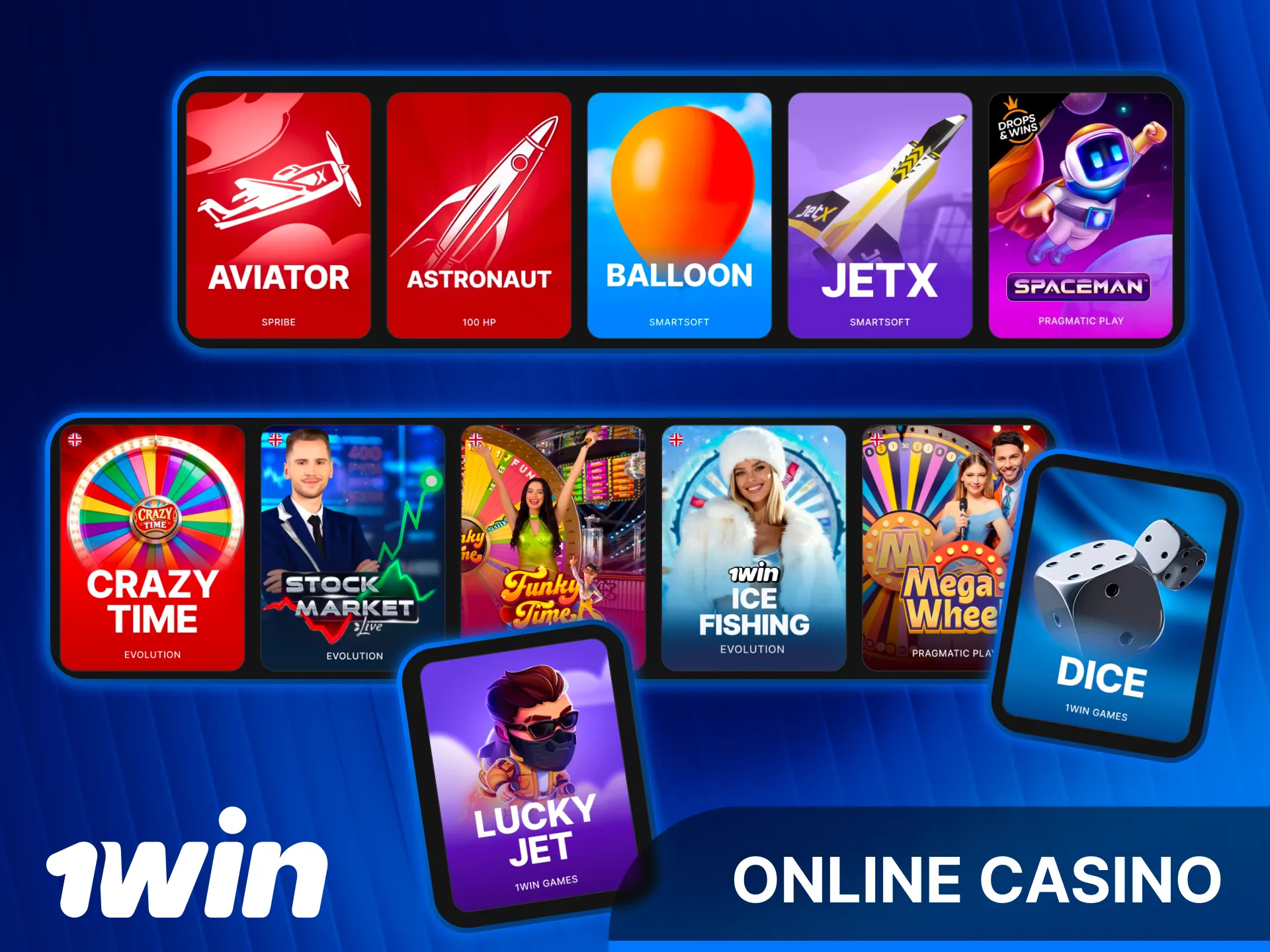 Play your favorite games at the 1win India online casino.
