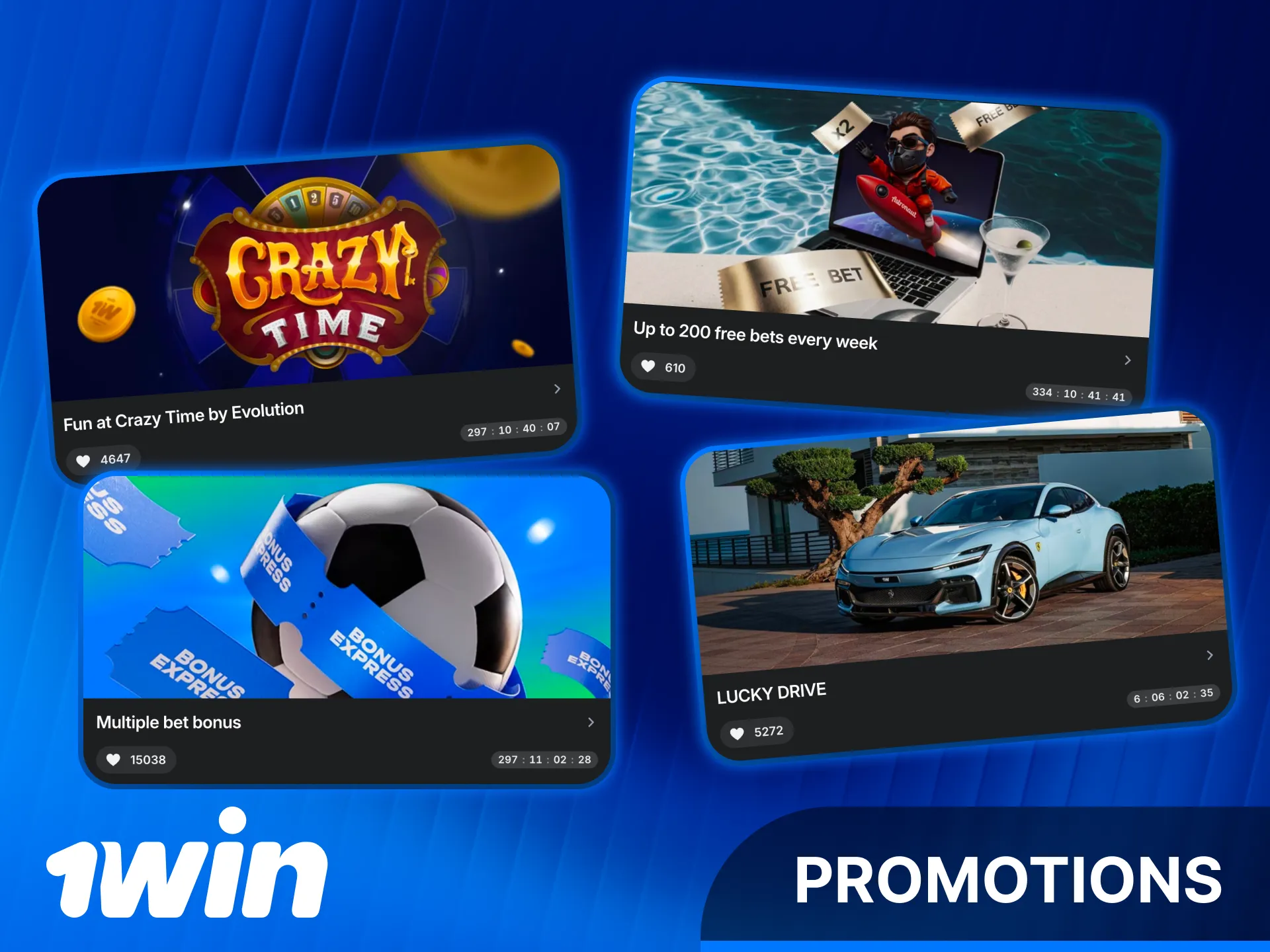 Activate profitable promotions for Indian players at 1win India.