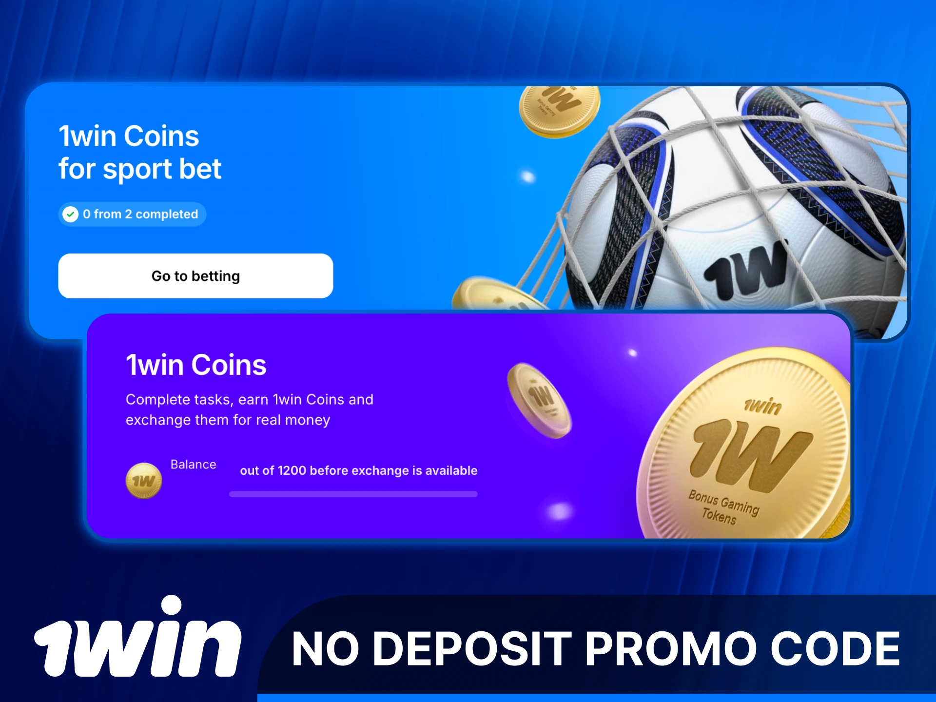 Claim a 1win Promo Code no deposit bonus to start playing.