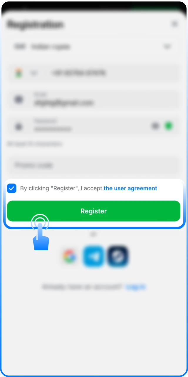 Complete registration to activate your 1win Promo Code rewards.