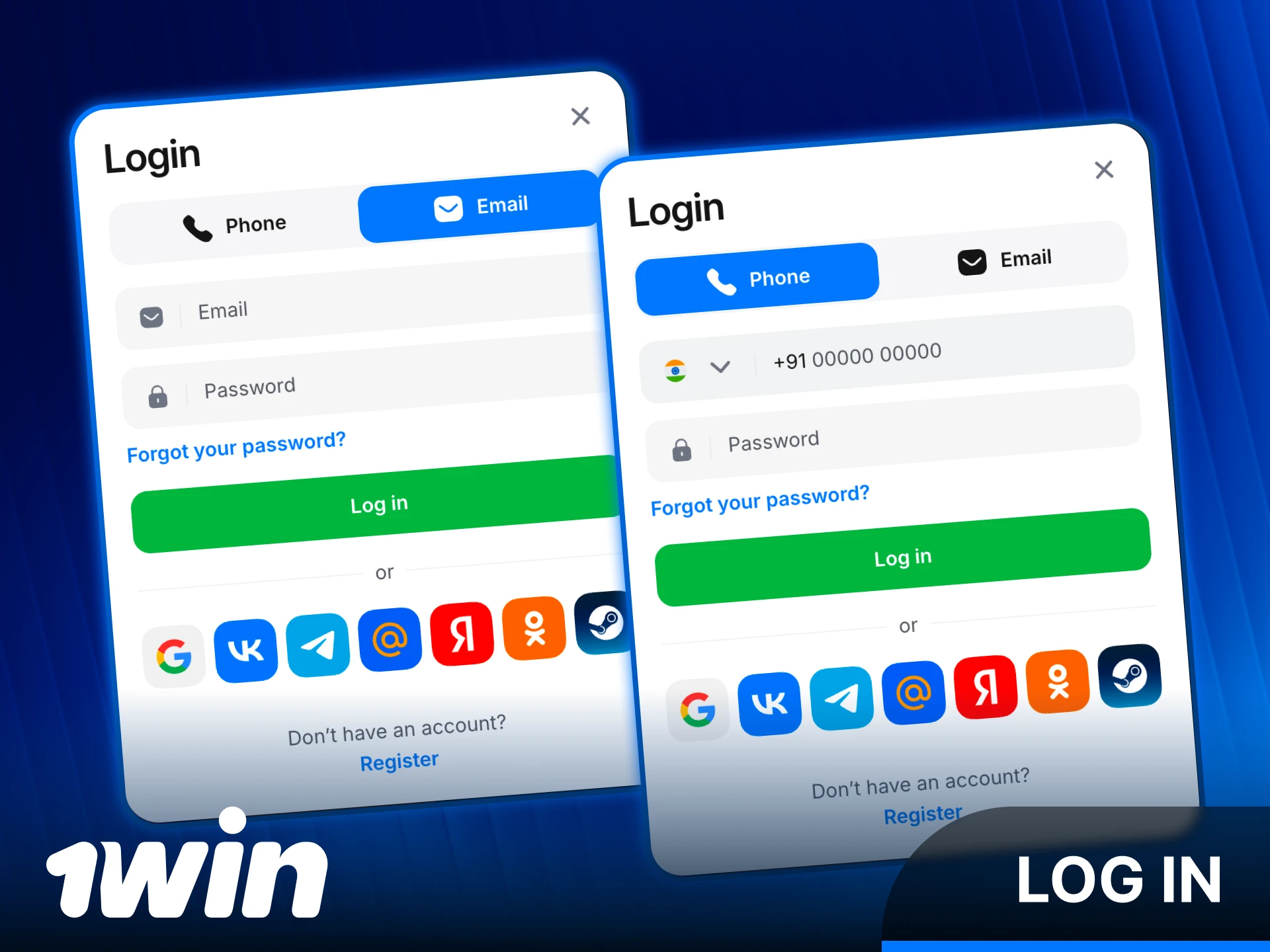 Learn how to login after your official 1win Registration is done.
