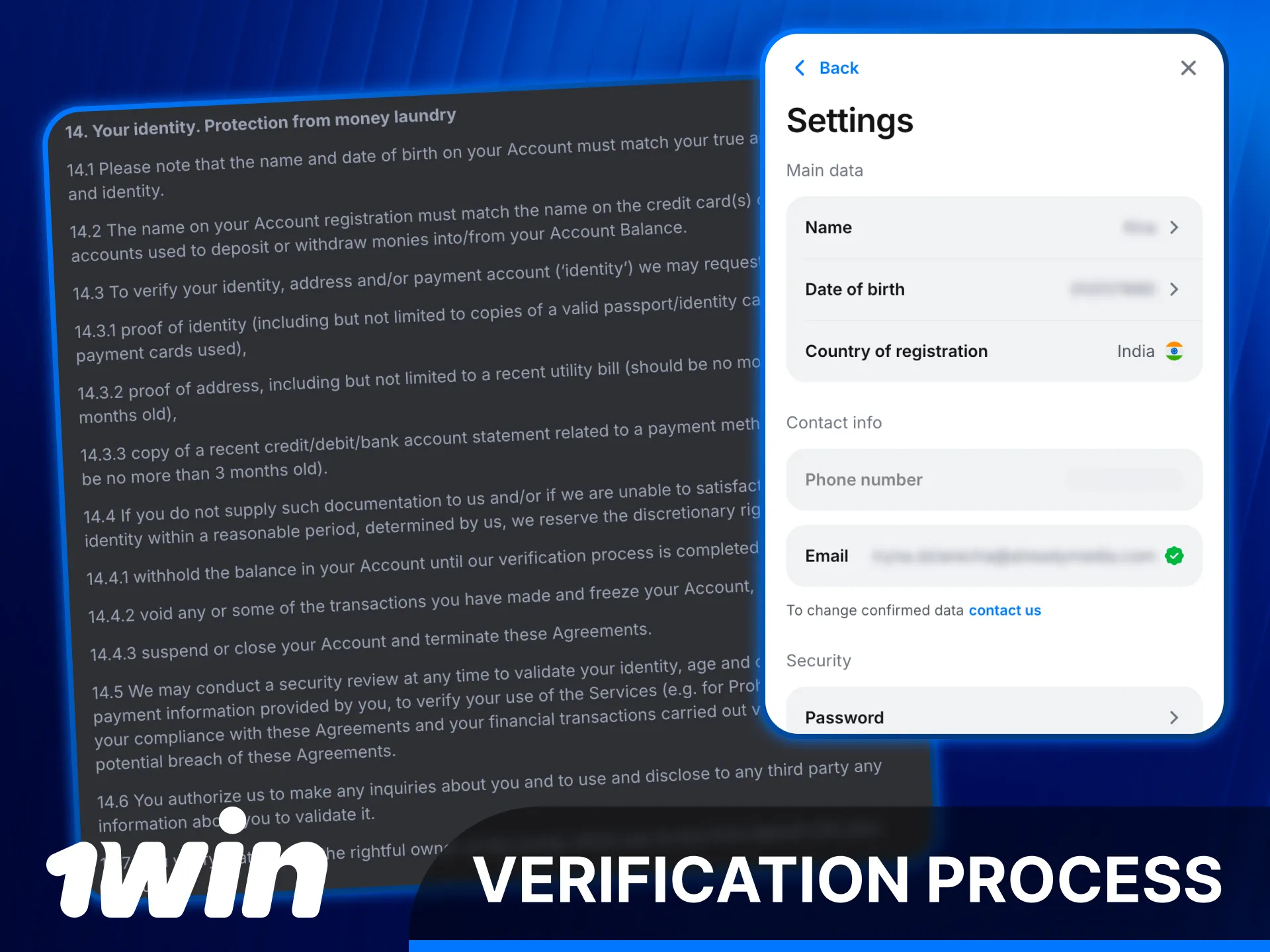 Complete the 1win Registration verification to secure your profile withdrawals.