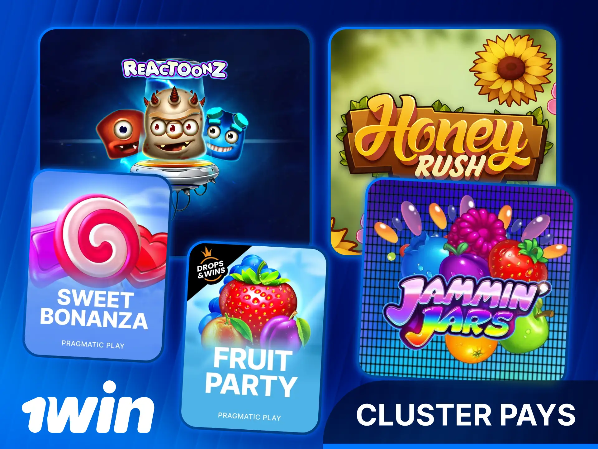 Win big with 1win Slots cluster pays and cascading mechanics.