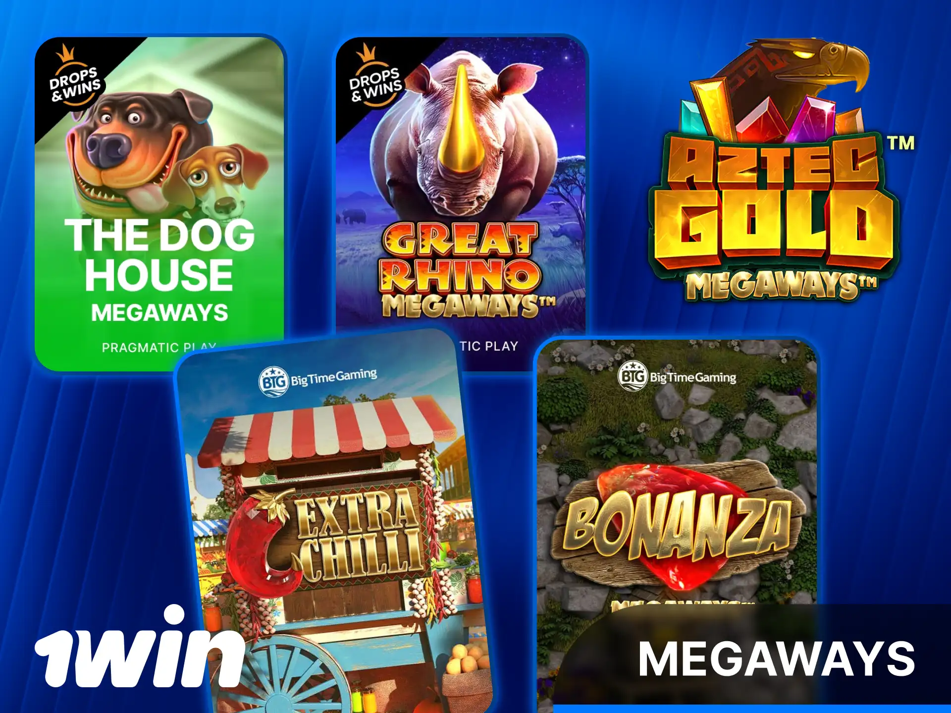 Experience thousands of ways to win with 1win Slots Megaways.