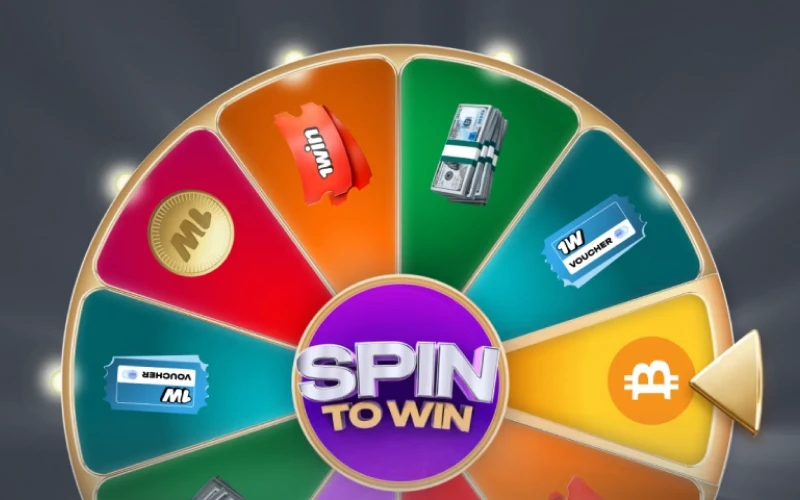 Spin the 1win Promo Code wheel of fortune for daily prizes.